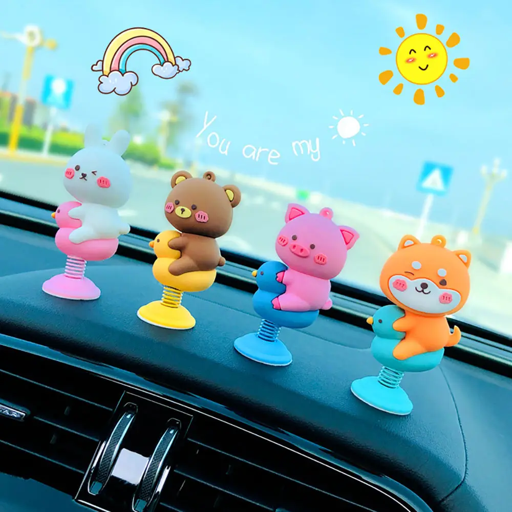 cute car dashboard decoration animal shaking