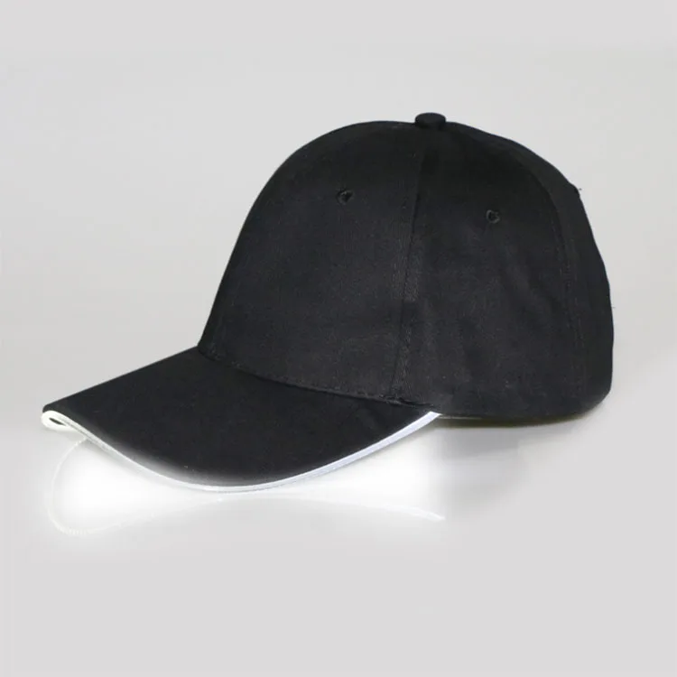 High quality LED Light up led cap custom approved unisex led flashing party baseball hat