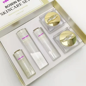 Bosein & Hyaluronic Acid Nighttime Glow Booster Lightweight Texture Brightening Skin Care Set Radiance Hydration for Face