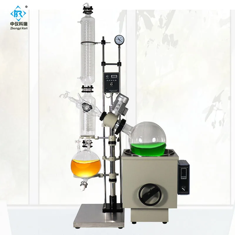 Pilot Scale Lab Rotovap Roto Vape 20L Industrial Rotary Evaporator Kit with Electric Motor Price Competitive Distillation System
