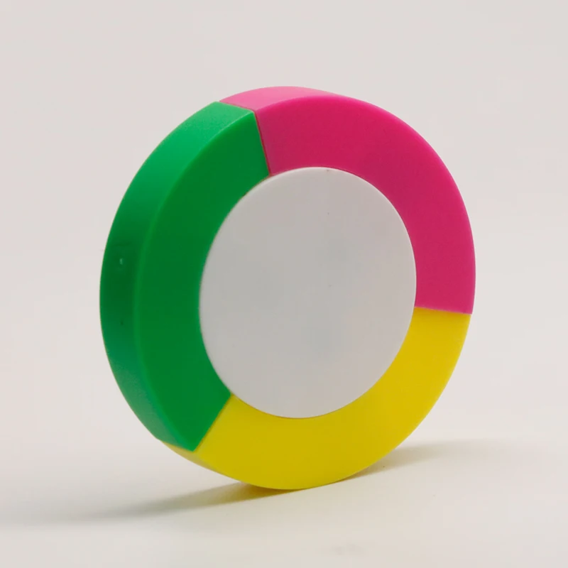 Пользовательский логотип 5 в 1 Пентаграмма форма Хайлайтер для рекламы подарок флуоресцентные чернила цветной с индивидуальным