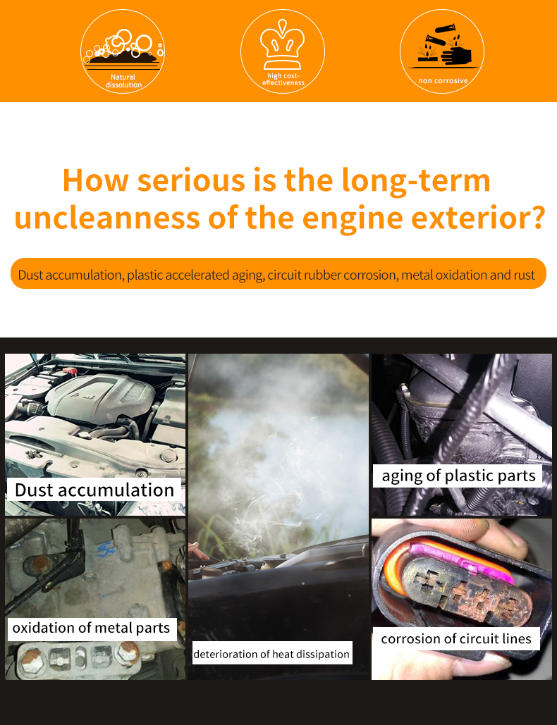 500ml Strong And Ecofriendly Engine Surface Degreaser Multi Purpose