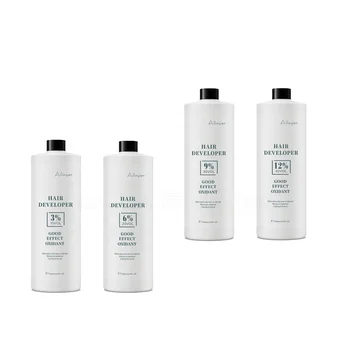 1000ml Professional High Quality Organic Peroxide Hair Color Developer Customized 3% 6% 9% 12% Oxidant Cream