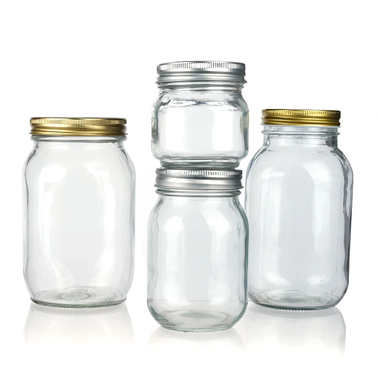 750ml Canned Cucumber Glass Jar and Airtight Glass Jars With Tinplate Lid