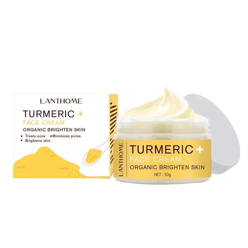 Private Label Natural Turmeric Acne Treatment Dark Spot Removing Facial