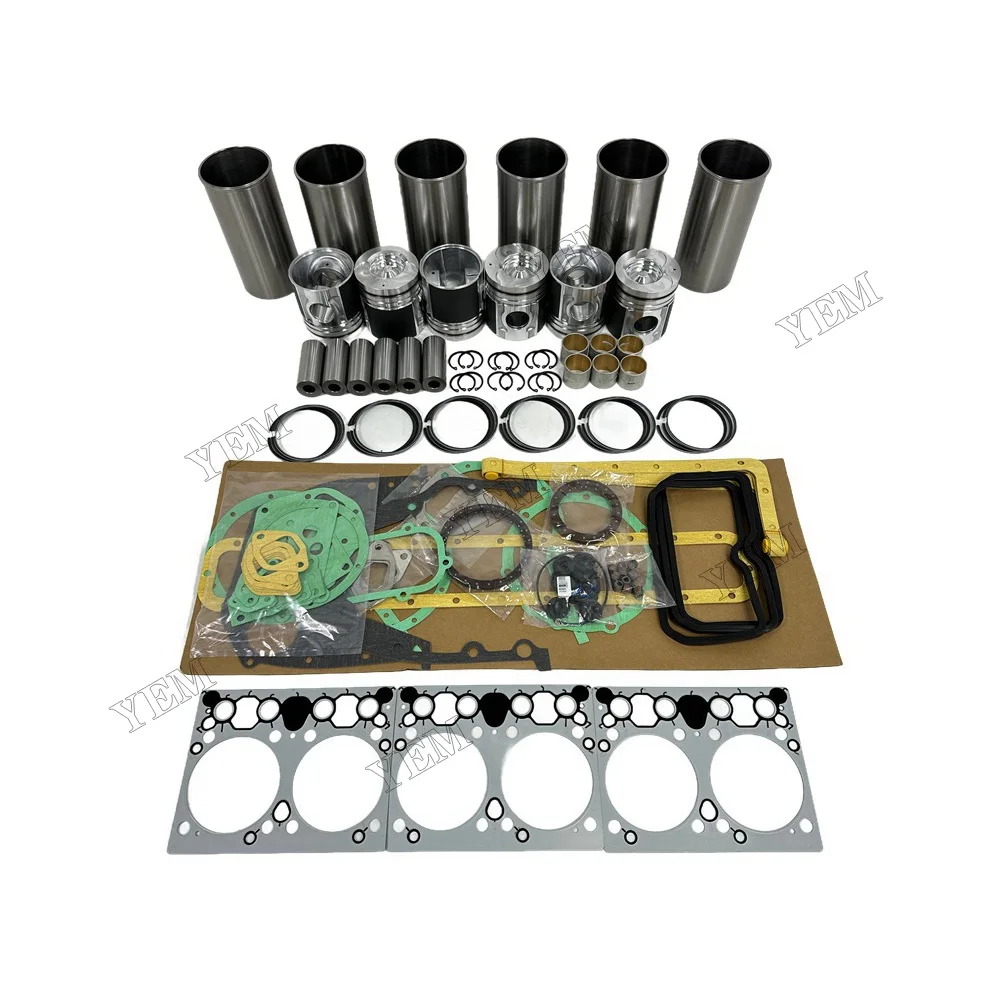 DE08 Overhaul Kit With Gasket Set Fits for Doosan / for Develon Replacement Engine Parts 6