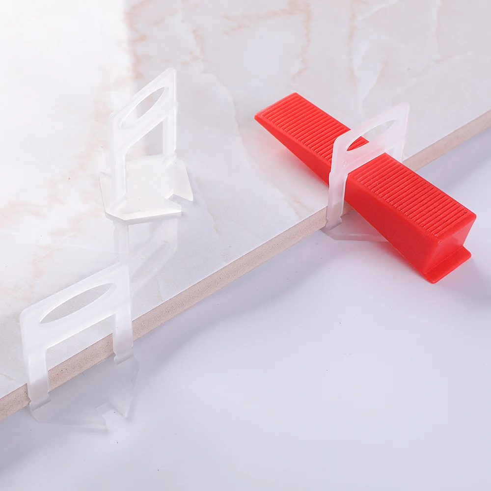 Tile Leveling System Clip Plastic Ceramic Tile Spacer and Reusable Tile Leveling System for Pavingt Ooling Plier Plastic Space