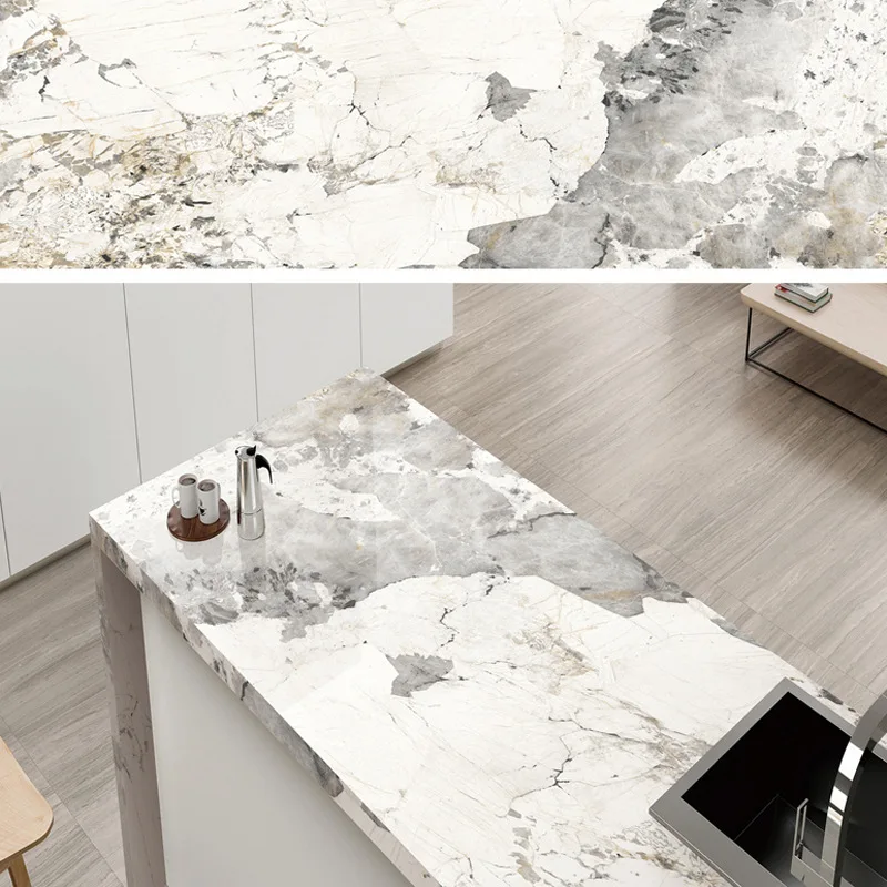 yuanda calacatta stone tiles engineered large slab black sintered stone slab wall interior-12