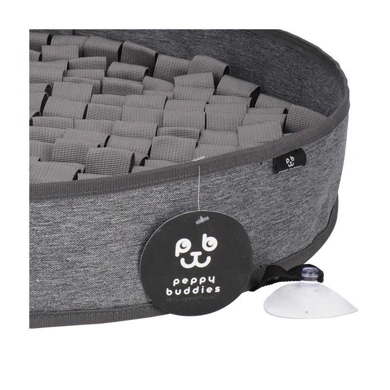 LS OEM Waterproof Interactive Dog Foraging Mat Pet Feed Games Dog Sniffing Mat with Suction Cups