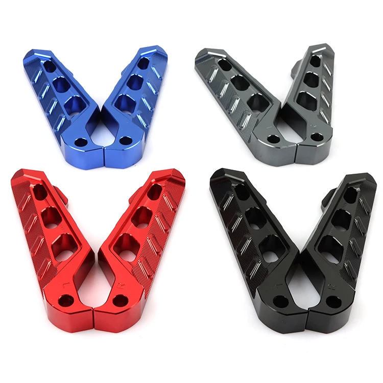 SEMSPEED CNC Aluminum Rear Passenger Foot Pegs For Yamaha XMAX 125-400 2014-2021-757396