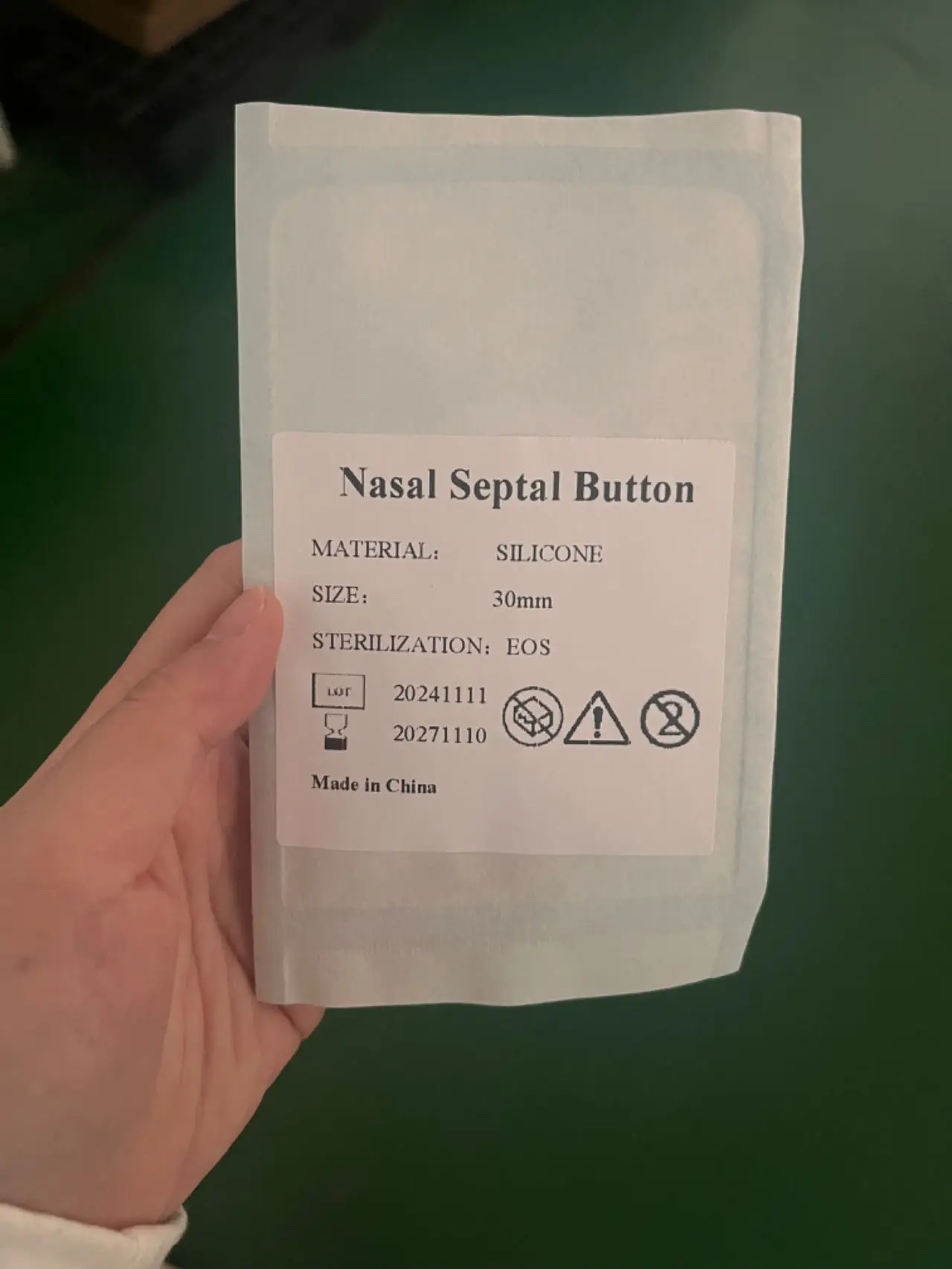 Internal Septal Splint Medical Silicone Nasal Septal Button