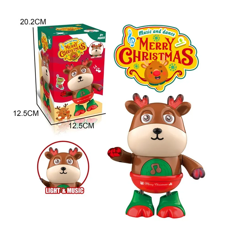Best-selling Electric Dancing Santa Claus Children's Toy Glowing