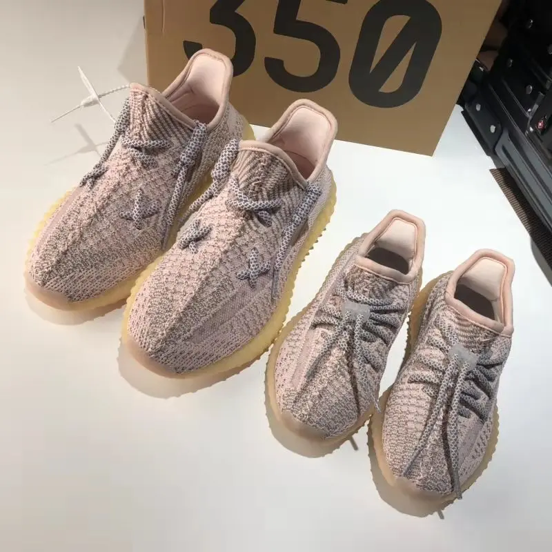 Summer Reflective Casual Kids Shoes Unisex Running Kid Yeezy 350 V2 Kid yeezy350 Sneaker