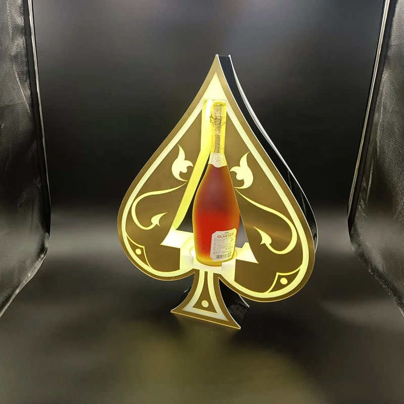  Ace of Spades Champagne VIP Bottle Presenter Colorful