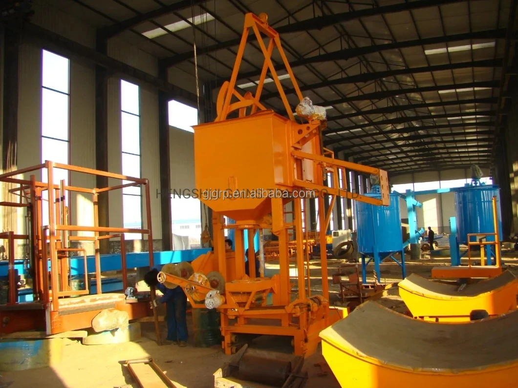 Dn15 Dn4000 Fiberglass Winding Machine Grp Pipe Production Line