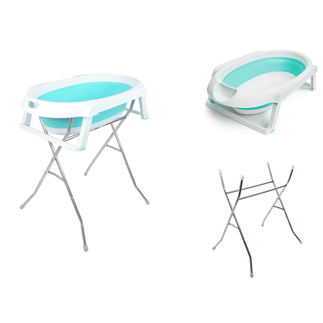 Kids Bathtub With Stainless Anti Rusting Stand Popular Drain Pipe Set Baby Bath Tub