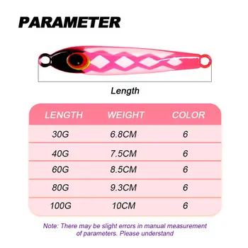 Tuolu New Slow-Shaking Iron Plate Hard Artificial Bait Noctilucent Multi-Color Lure Lead Fish Bionic Spanish Mackerel Fishing – Hard Lure – view 4