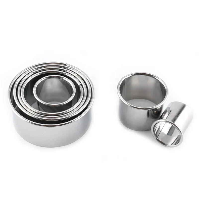 Mousse Circle Redondo De Acero Inoxidable, Cortadores De Pastelería Circulares Graduados, Molde Para Hornear, Utensilios Para Hornear Comprar A Buen Precio - Entrega Gratuita, Reseñas Reales Con Fotos