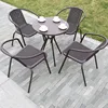 41-avec table ronde bordeaux 60cm