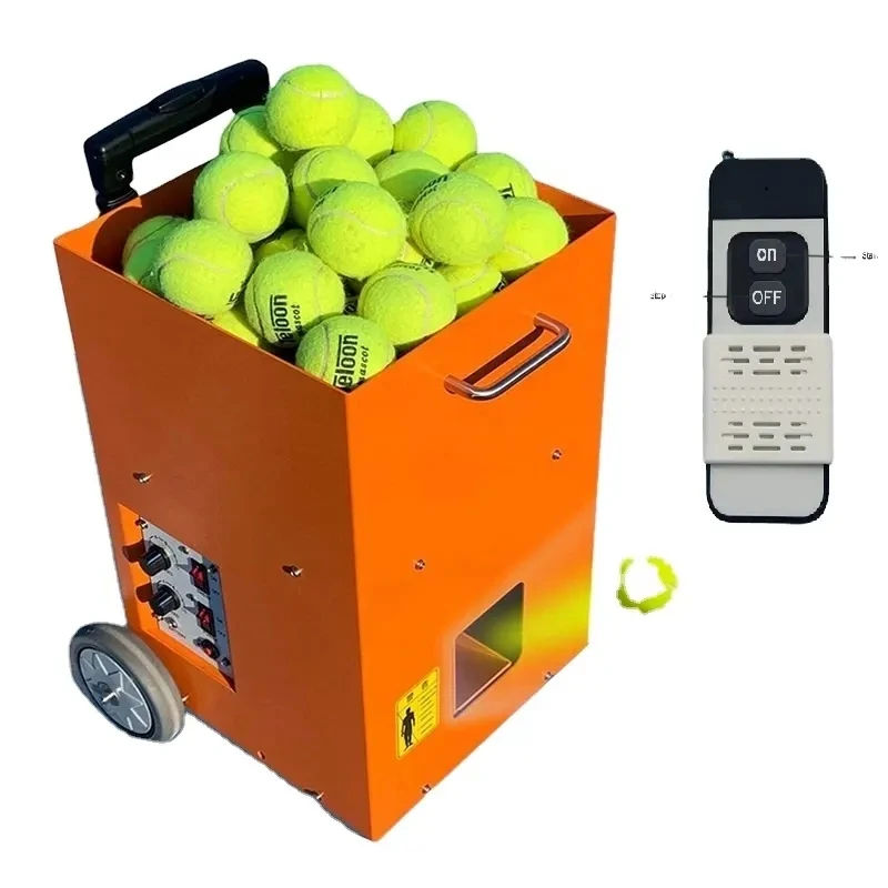 Educational Service Robot Tennis Serve Machine Smart Auto Tennis Ball