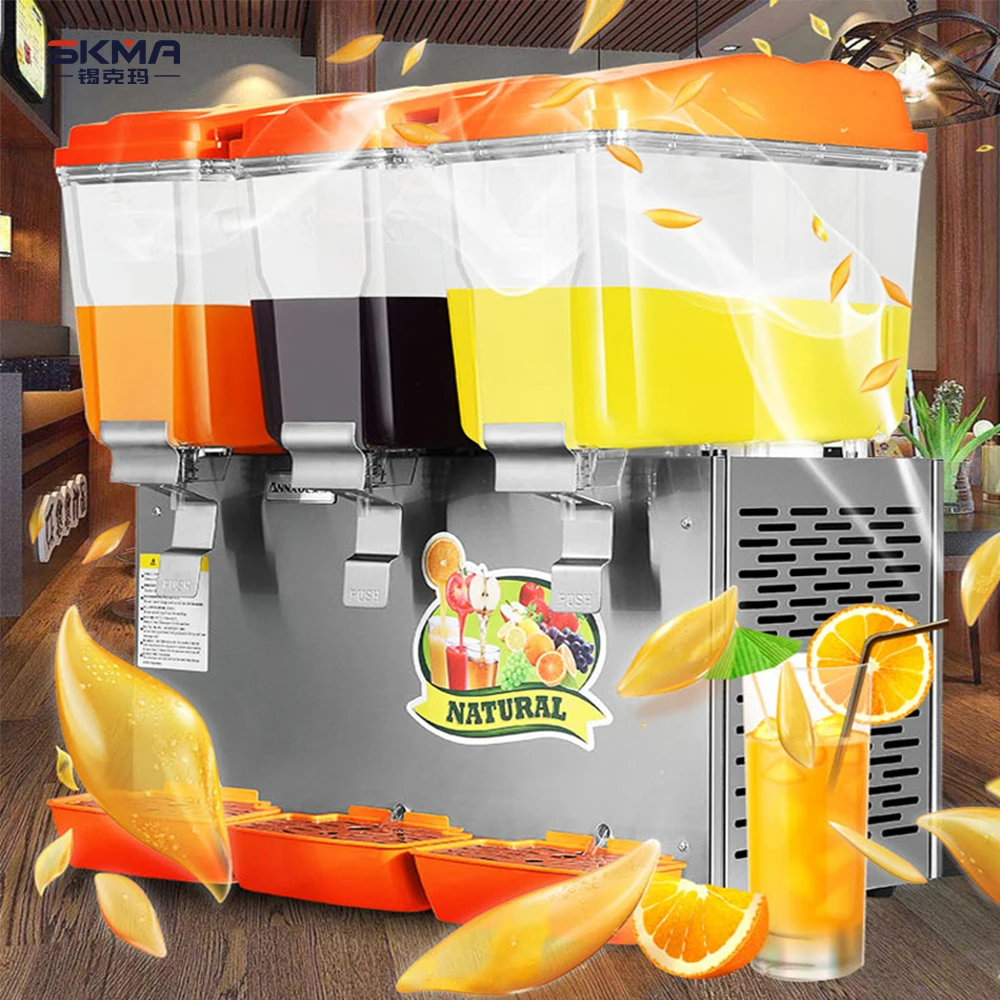 レストラン電気フルーツジュースディスペンサー商用クーラードリンク