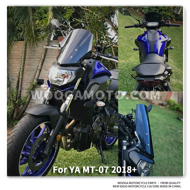 Мотоциклетные ветровое стекло Touring ветер экран Дефлектор козырек обтекатель для YAMAHA MT07 MT-07 MT 07 FZ07 2018 2019