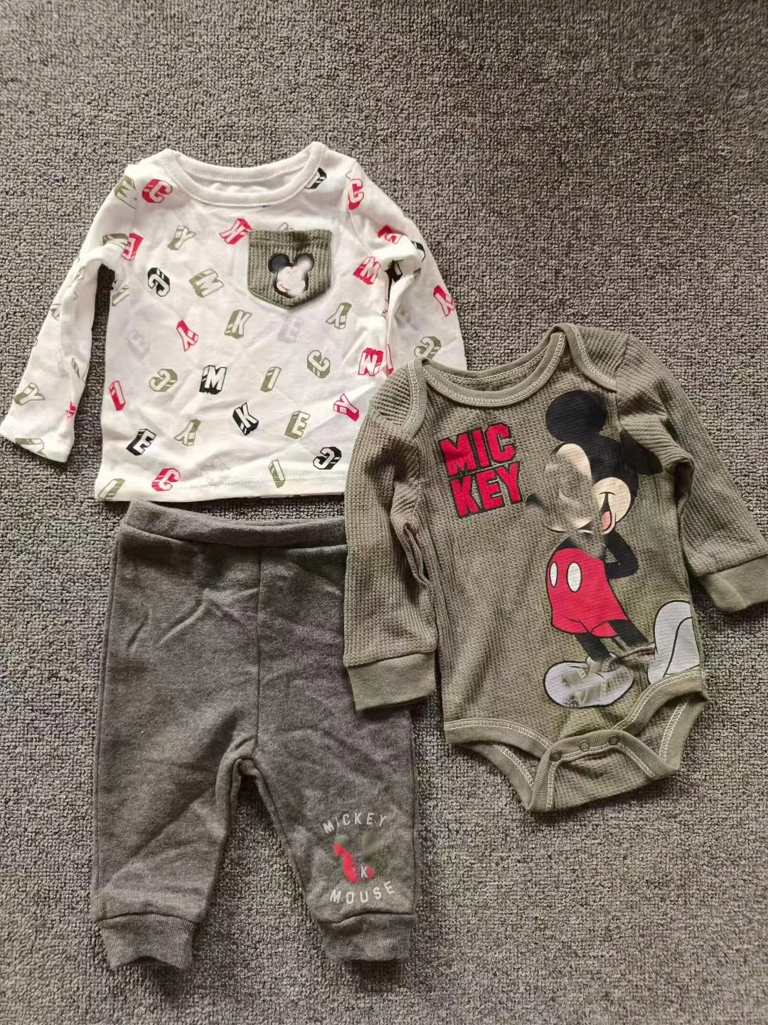 Wholesale Apparel Stock From Bangladesh Branded Cotton Baby Clothes Set