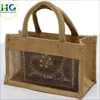 JUTE BAG WITH WINDOW