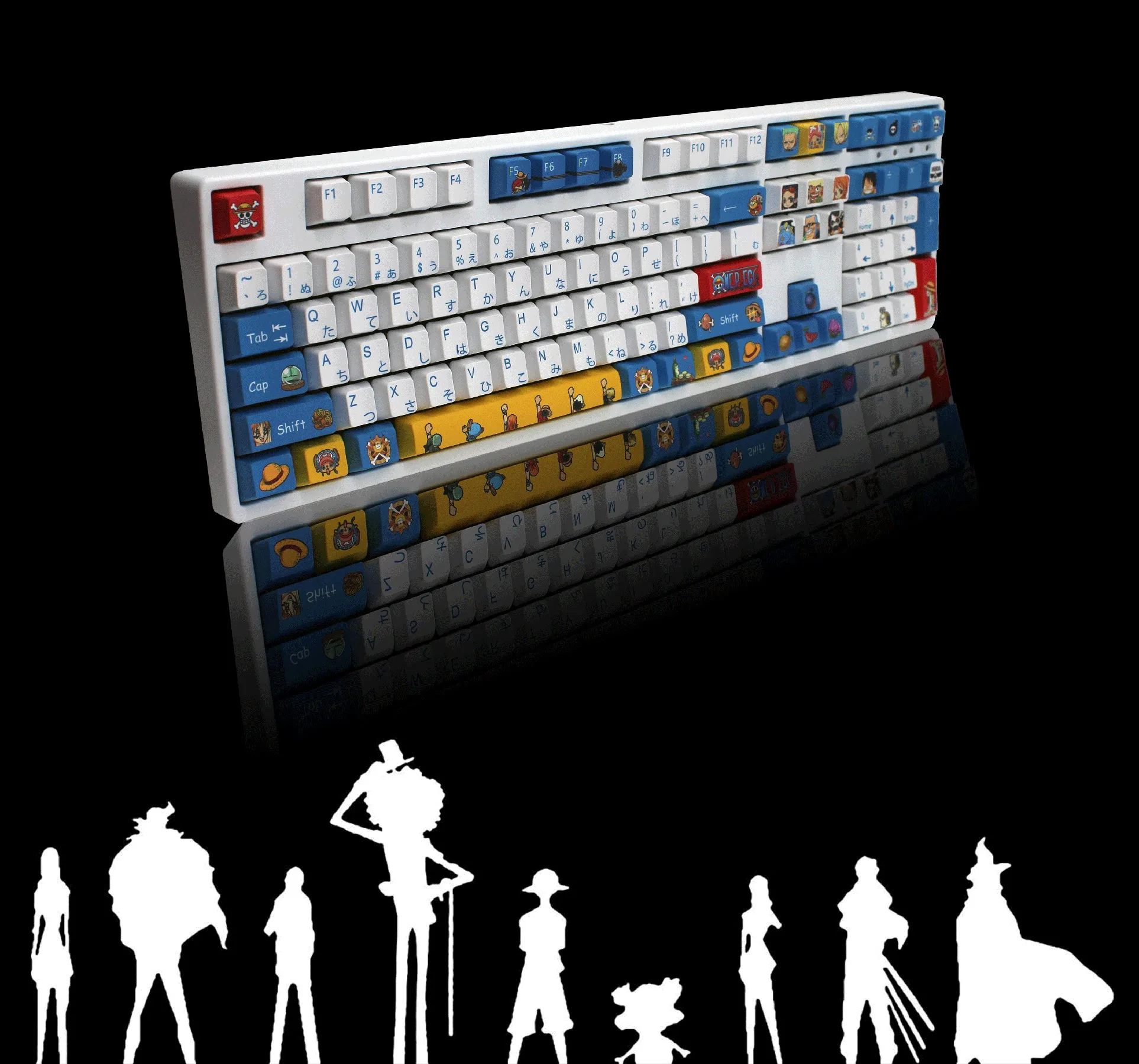 ワンピース　白ひげ　Keycaps ONE PIECE: Ace & Whitebeard & Law | Kawaiikeycaps