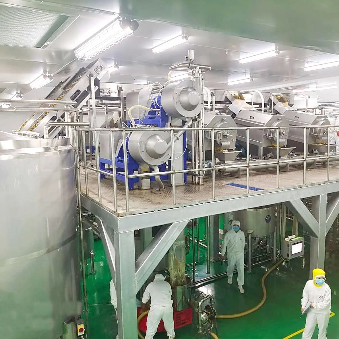 Factory Customized Automatic Industrial mango Juicer Production Line Machine