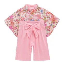 Baby Kids Hakama style overalls set for girls Kimono style Girls