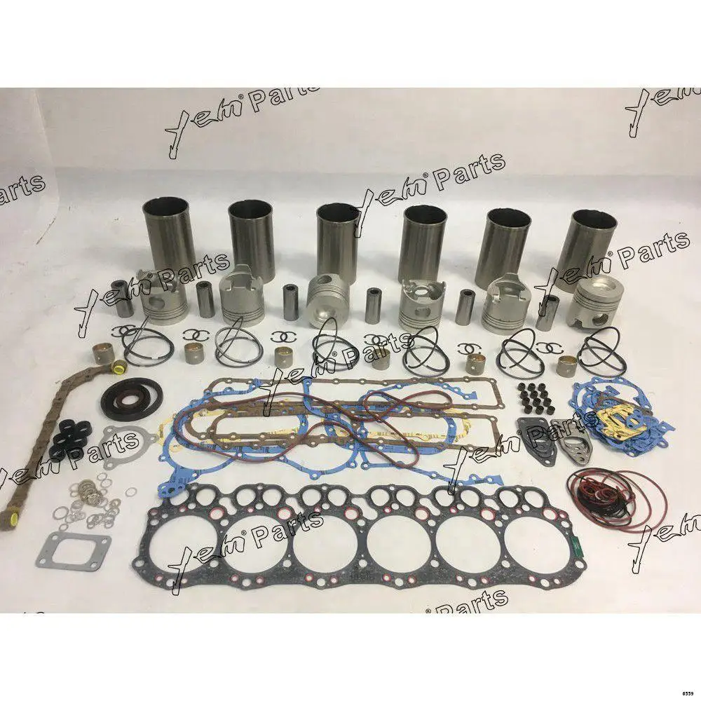 H07C Engine Overhaul Kit With Piston Rings Liner Cylinder Gaskets for Hino