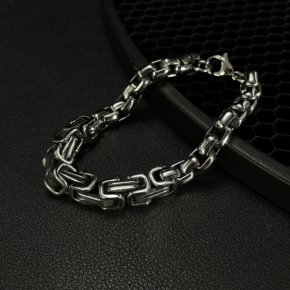 Men Quality Mens Bracelet (BIKER CHAIN) -NEW main image 0