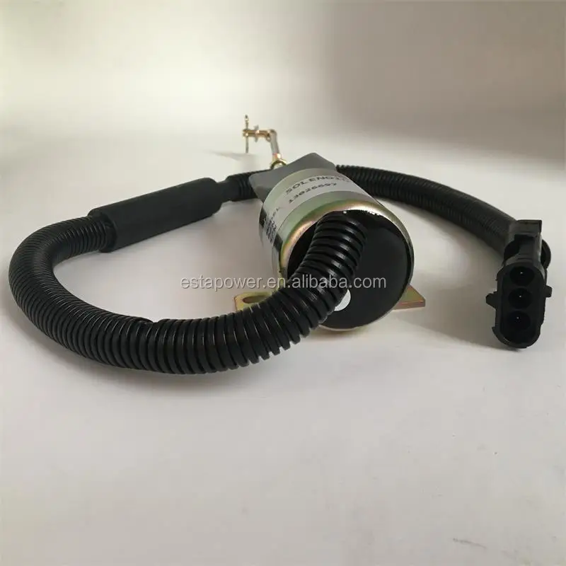 Diesel Stop Solenoid for Engine Parts 13026795 12V Shutdown Solenoid 13026697 24V for TD226B