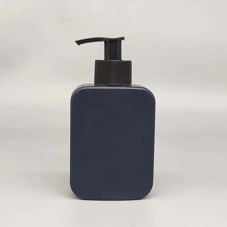 Wholesale Custom Cosmetic Body Wash Soap Plastic Bottle Body Rectangle