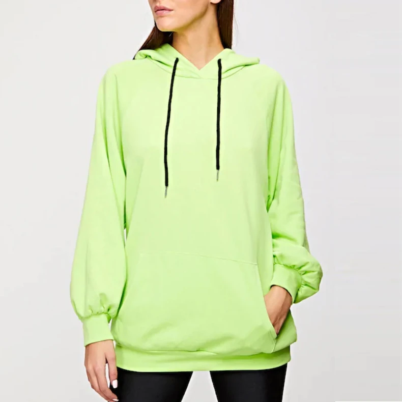 plain neon hoodie