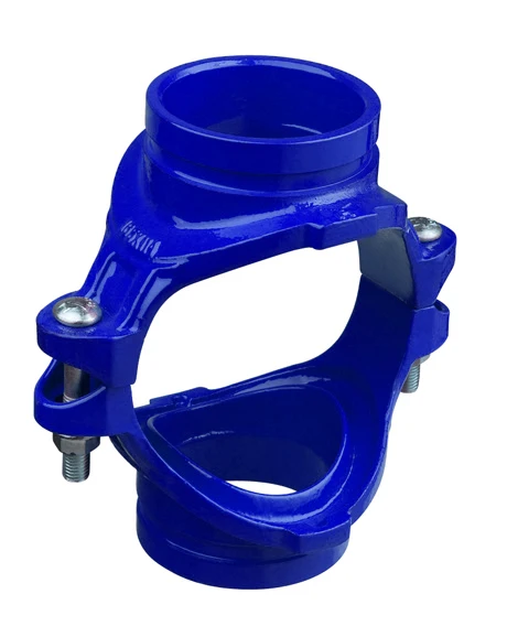 ductile iron grooved pipe fittings clamp connector factory