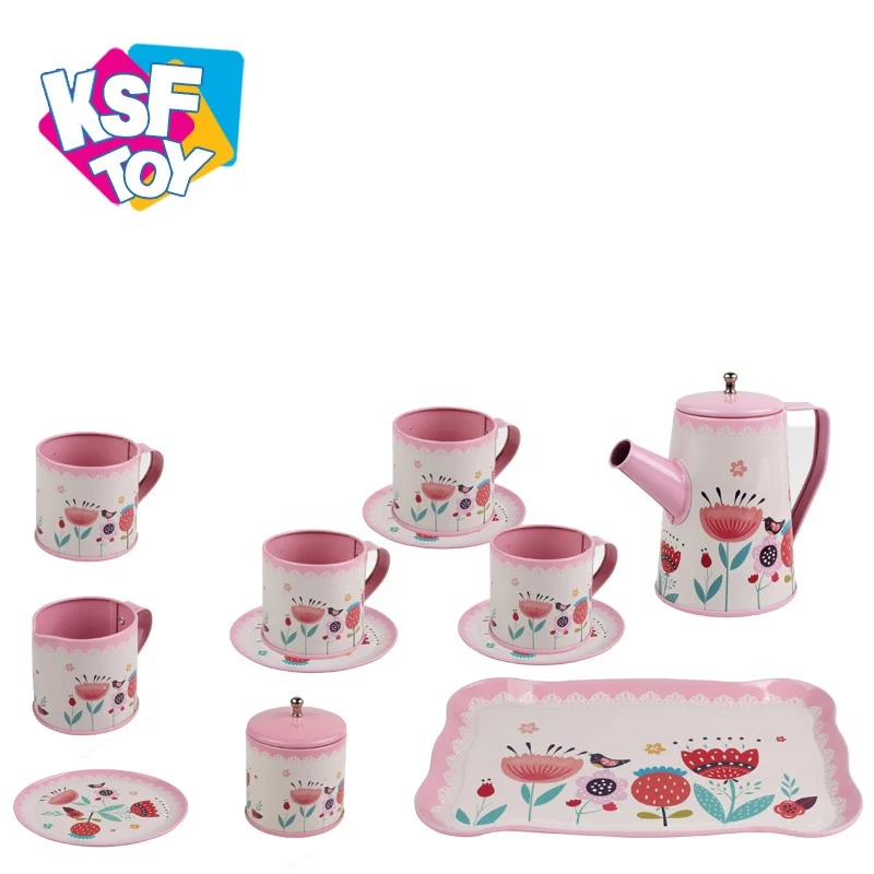 tin tea set toy