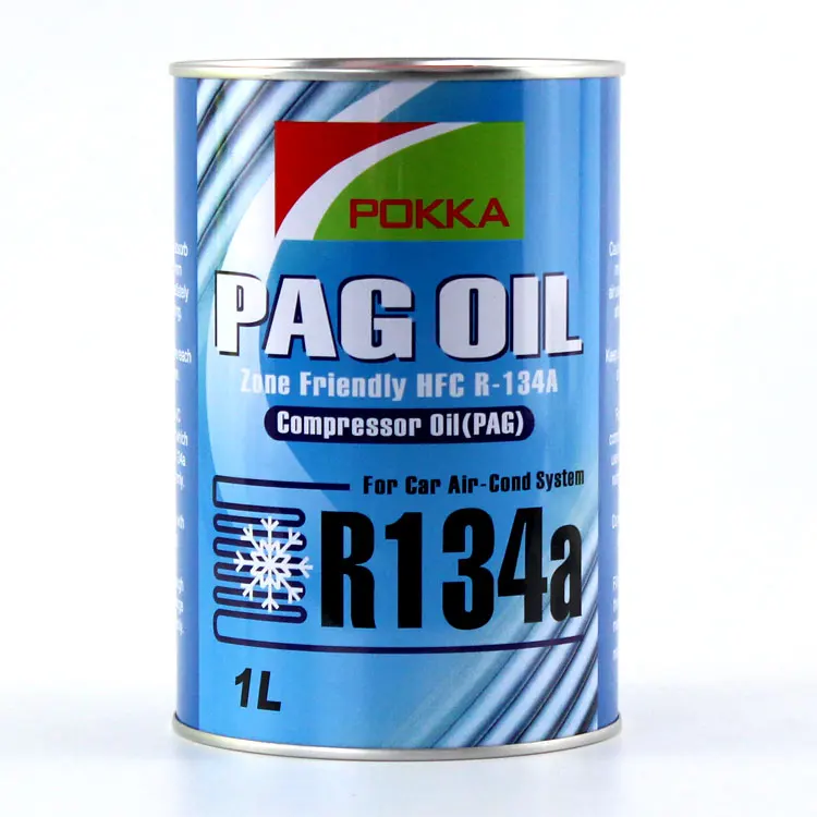 Pokka Automobile Refrigerant Oil 1l R134a Lubricant Oil For Air