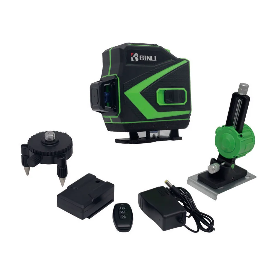 Construction Green 12 Line Self Leveling 360 Automatic Rotary Laser Level