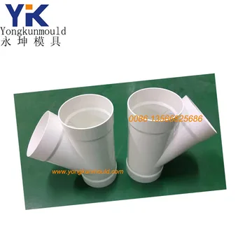 PVC yee  y tee 110mm pipe fitting mould