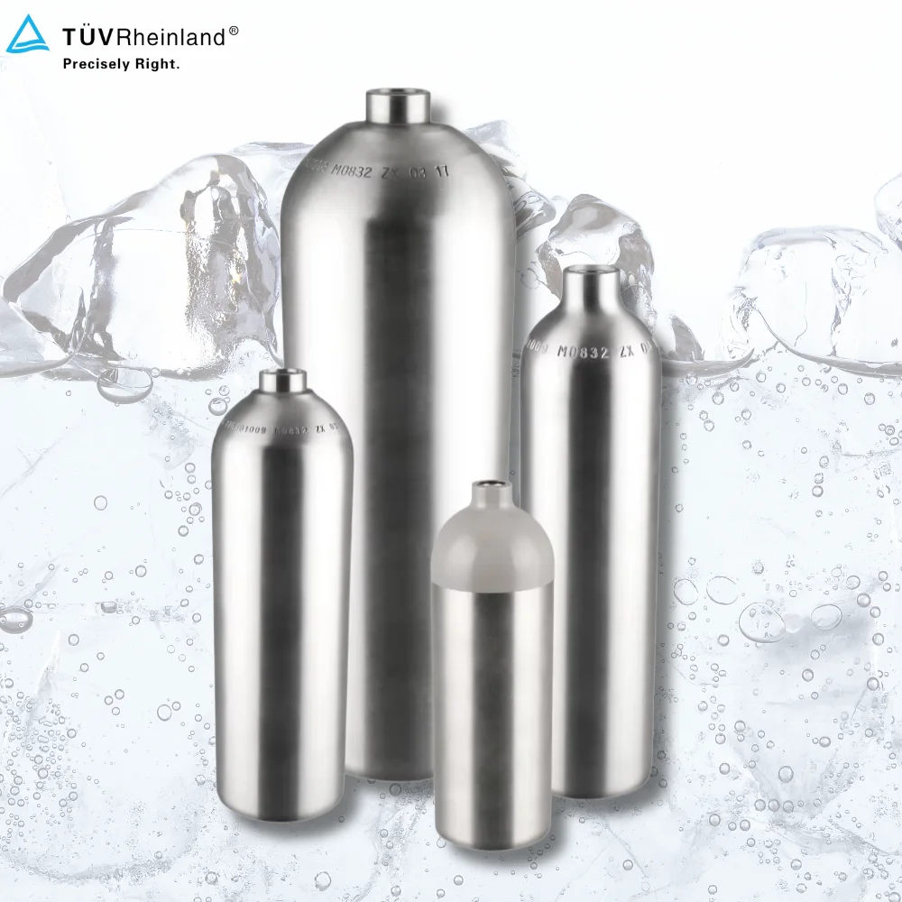 High Pressure TPED Cartridge Portable Dot Aluminium Cylinder