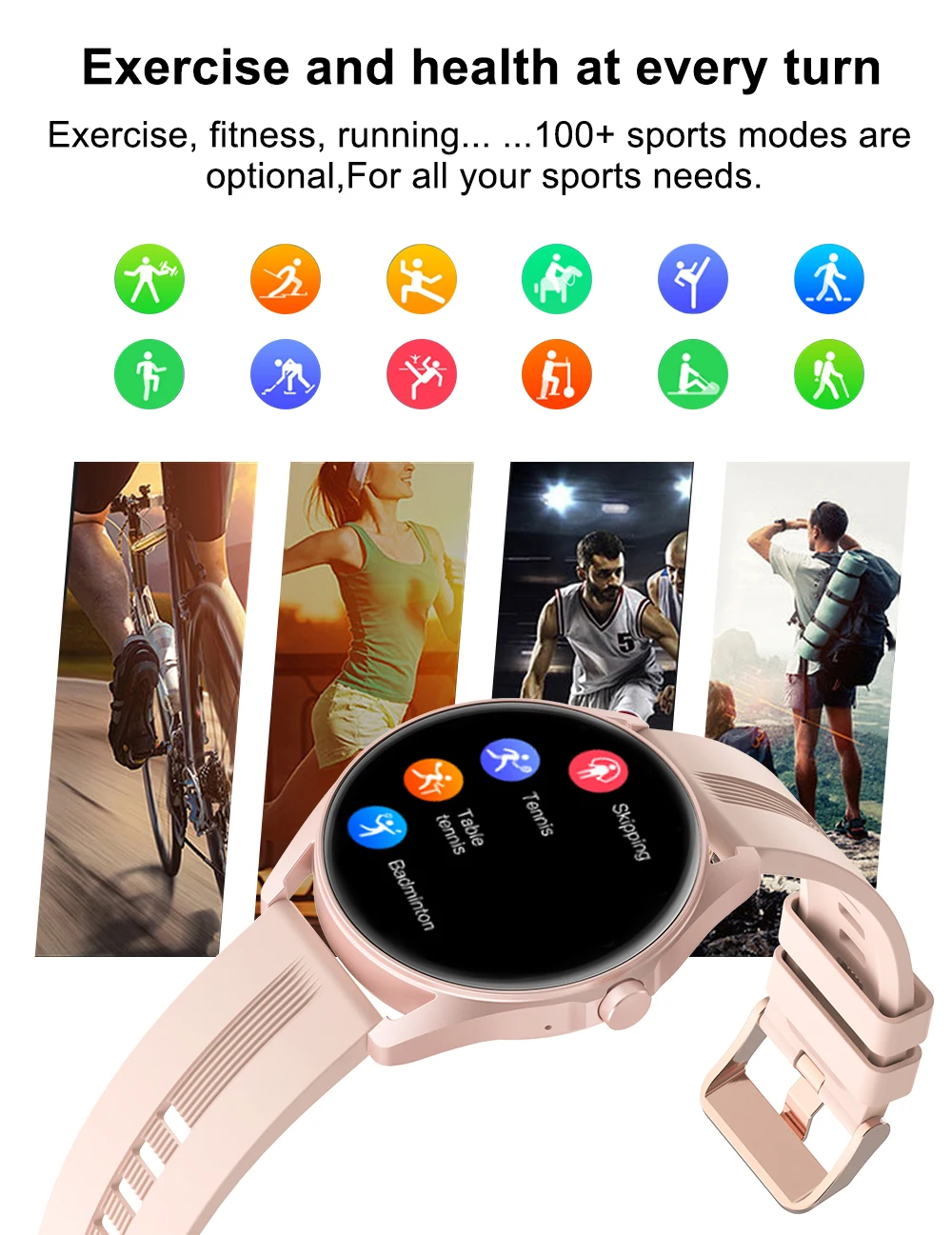 Cardiofrequenzimetro Orologio Fitness Tennis 2025 Nuovo Orologio  Intelligente Reloj Inteligente