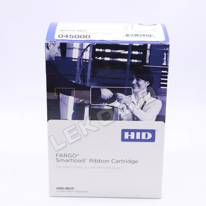 HID Fargo 45000 YMCKO Ribbon for DTC1000 ID Card Printer