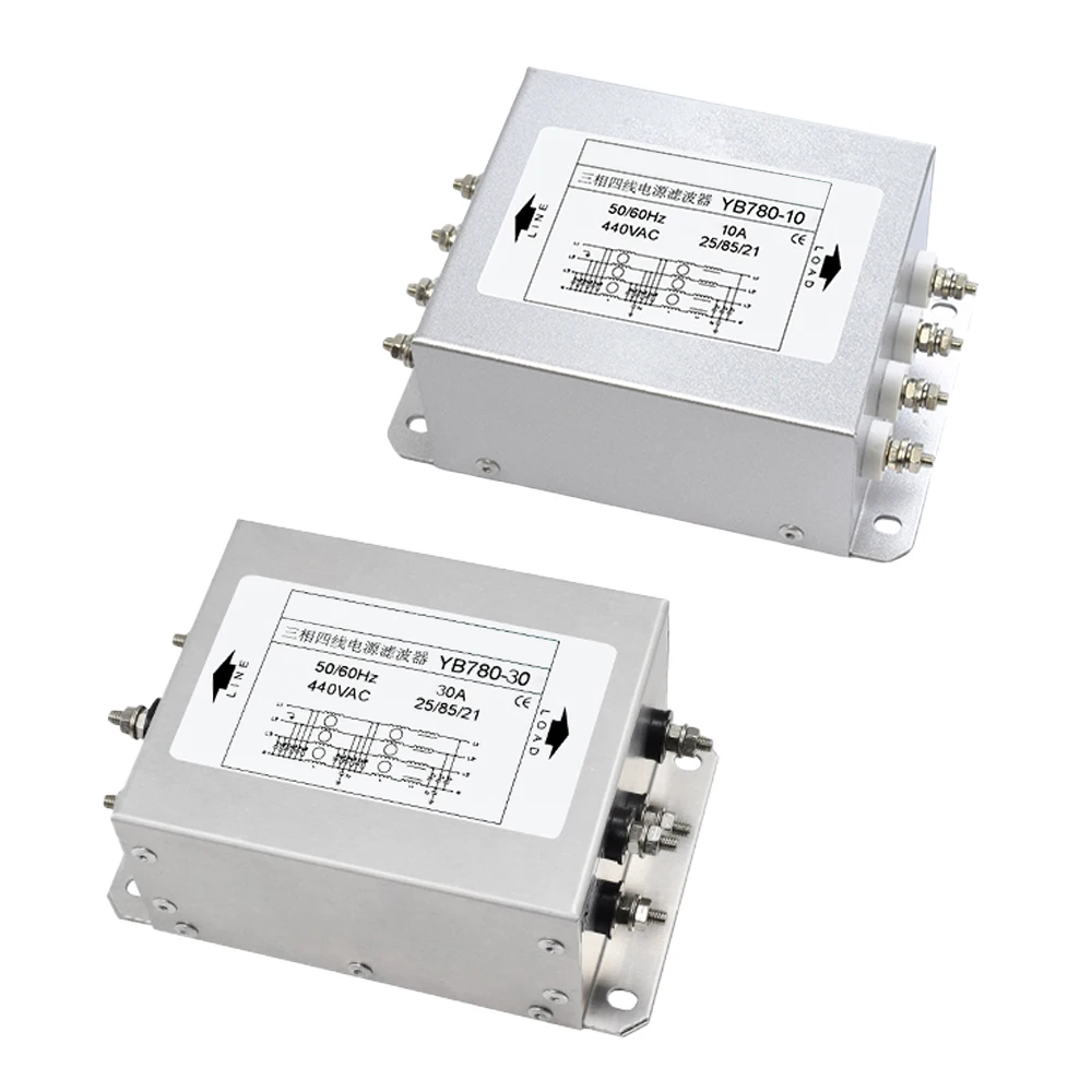 High Quality 380V 440V 520V Power Filter 10-200A Three-Stage Three-Phase Four-Wire LV Products
