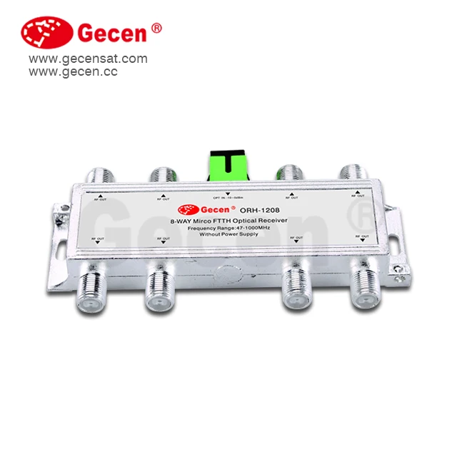 CATV 8 way optical receiver ftth optical node