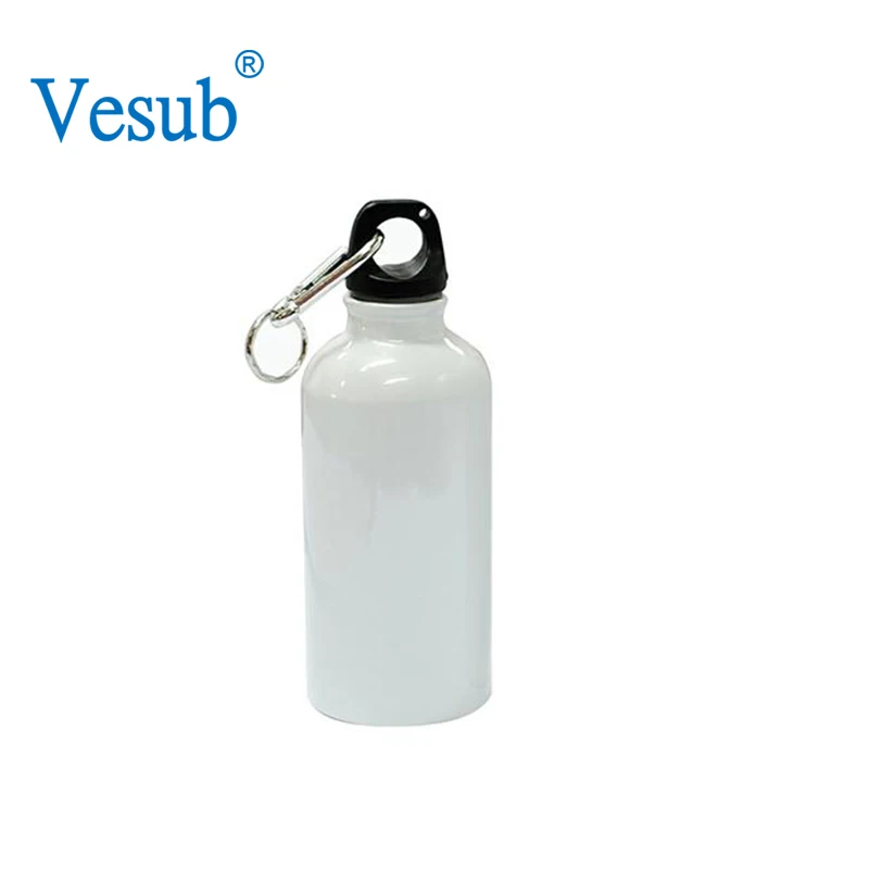 Wholesale Low Price 600ml Sublimation Customized Blank Aluminium Sipper Water Bottle for Heat Press Printing