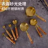 Round handle titanium-plated