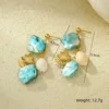 Blue Shell Earrings