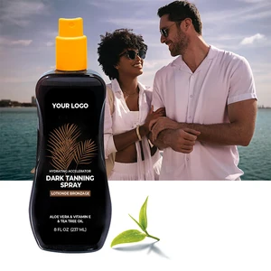 Organic Anti-Oxidant Lightening Moisturizing Tanning Spray Vitamin a Watermelon Aloe Vera Long-Lasting Body Tan Accelerator